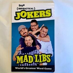 New impractical jokers truTV mad Libs word game discontinued limited rare